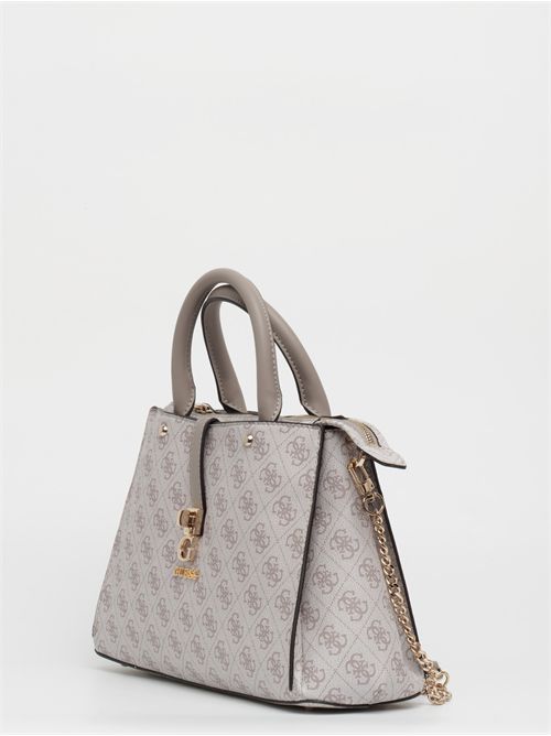 ZAMIRA HOBO SHOULDER LATTE LOGO GUESS | HWSG96 29060DKO